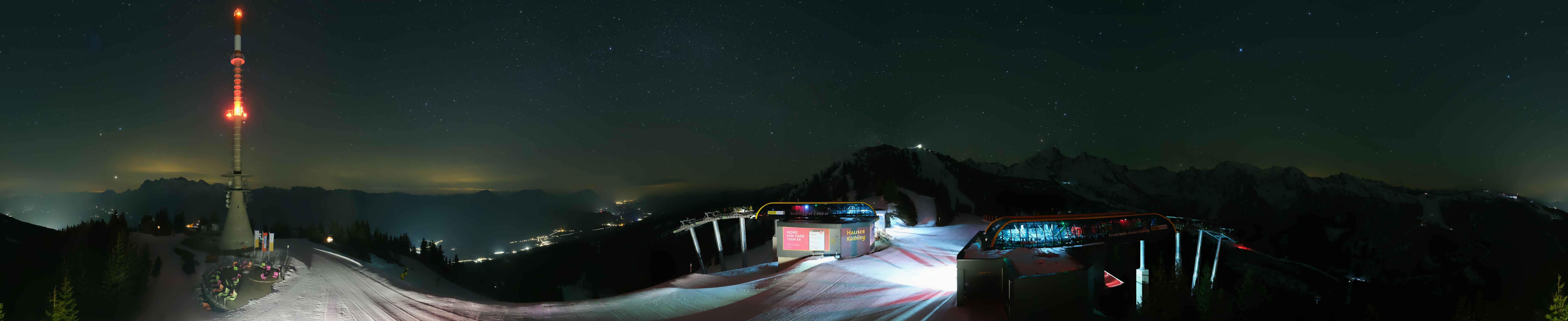 Archiv Foto Webcam Hauser Kaibling: Panorama Sendemast