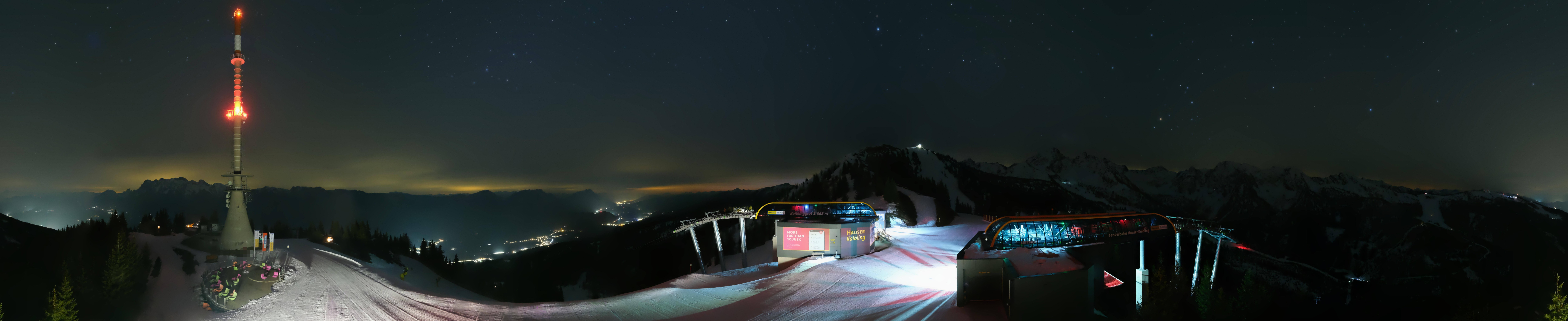 Archiv Foto Webcam Hauser Kaibling: Panorama Sendemast