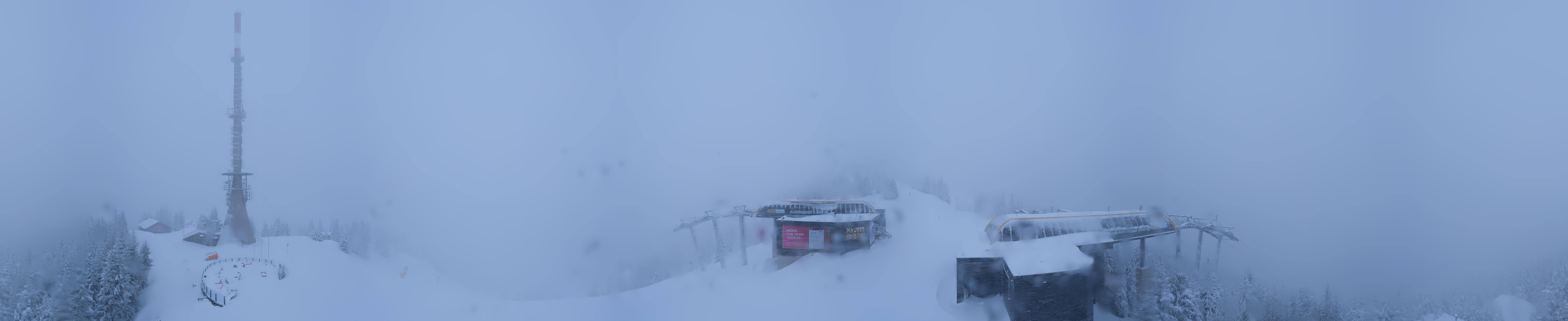 Archiv Foto Webcam Hauser Kaibling: Panorama Sendemast