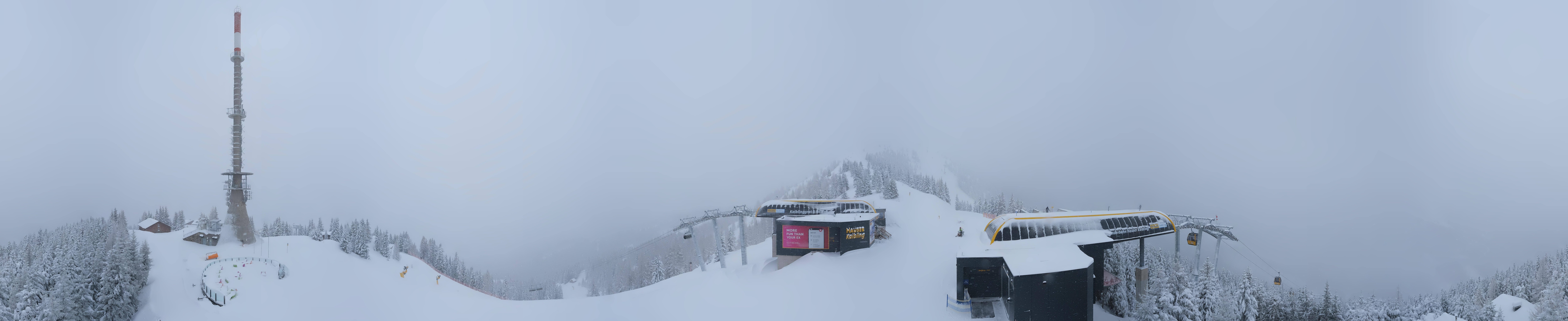 Archiv Foto Webcam Hauser Kaibling: Panorama Sendemast