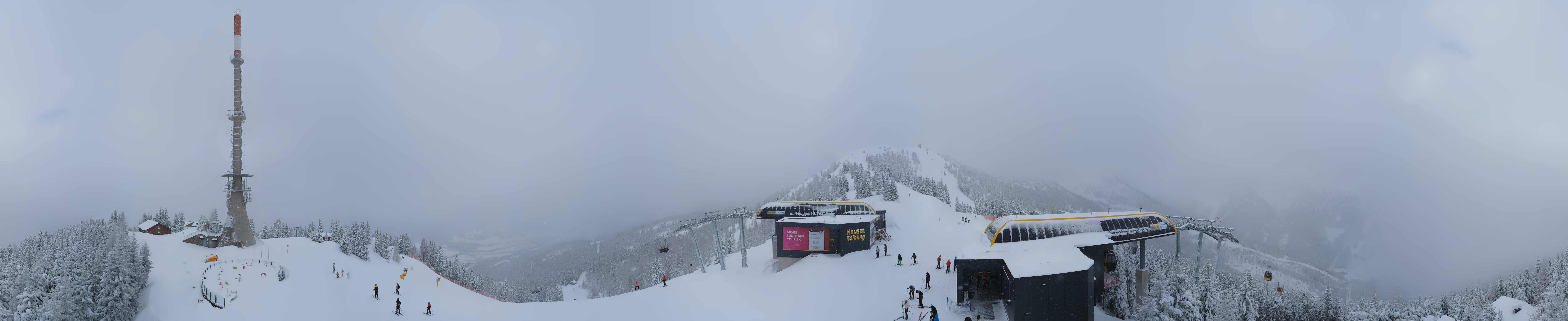 Archiv Foto Webcam Hauser Kaibling: Panorama Sendemast