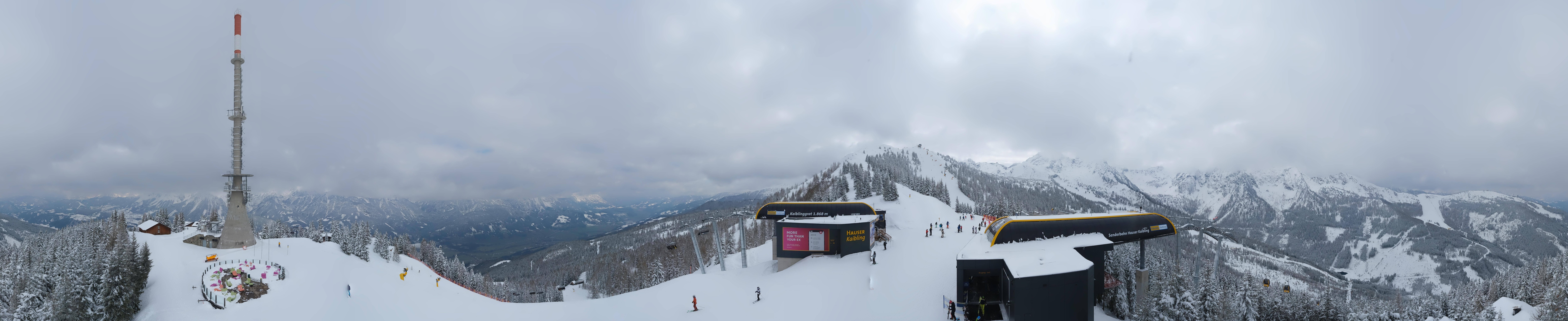 Archived image Webcam 360 degree Panoramic view Hauser Kaibling