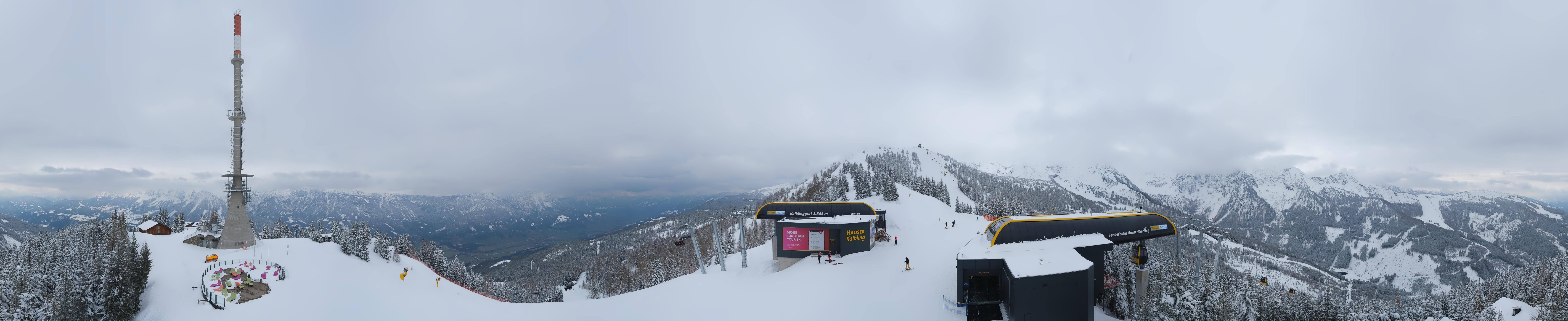 Archived image Webcam 360 degree Panoramic view Hauser Kaibling