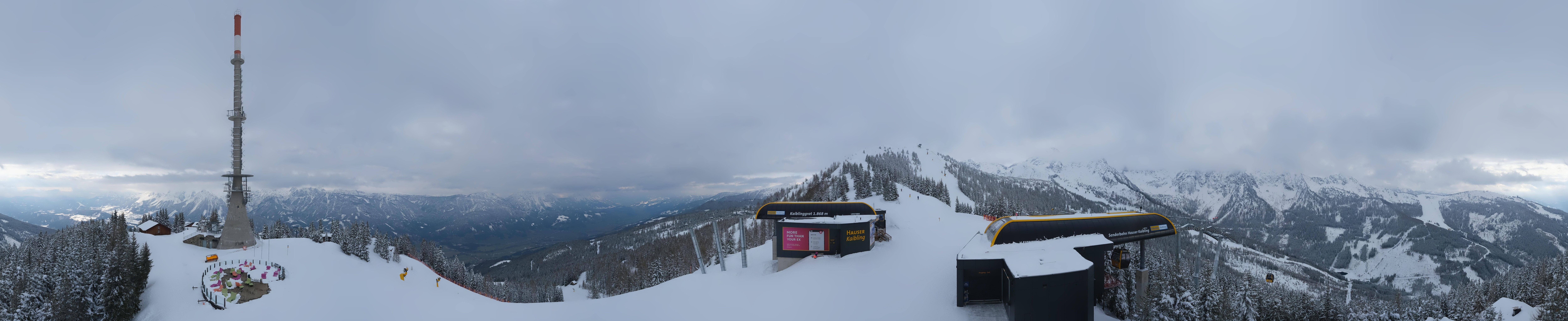 Archived image Webcam 360 degree Panoramic view Hauser Kaibling