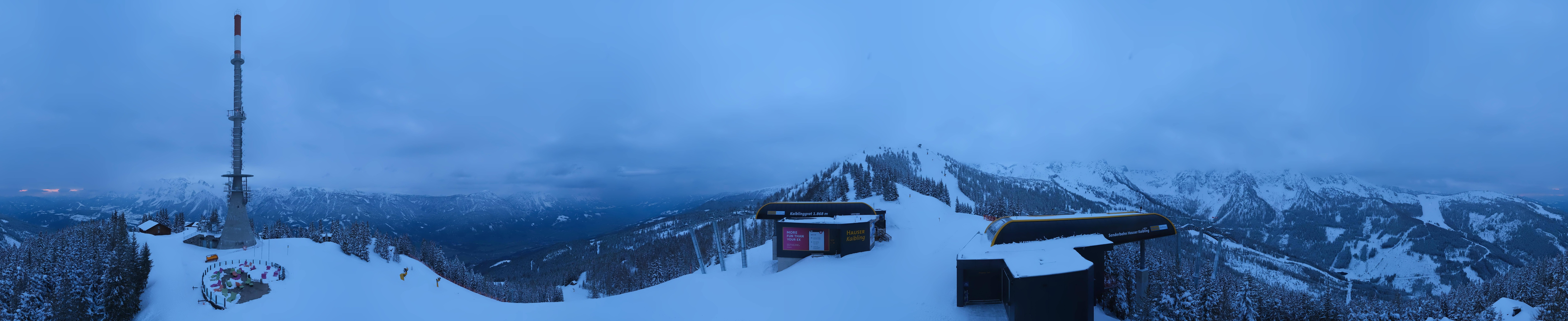 Archived image Webcam 360 degree Panoramic view Hauser Kaibling