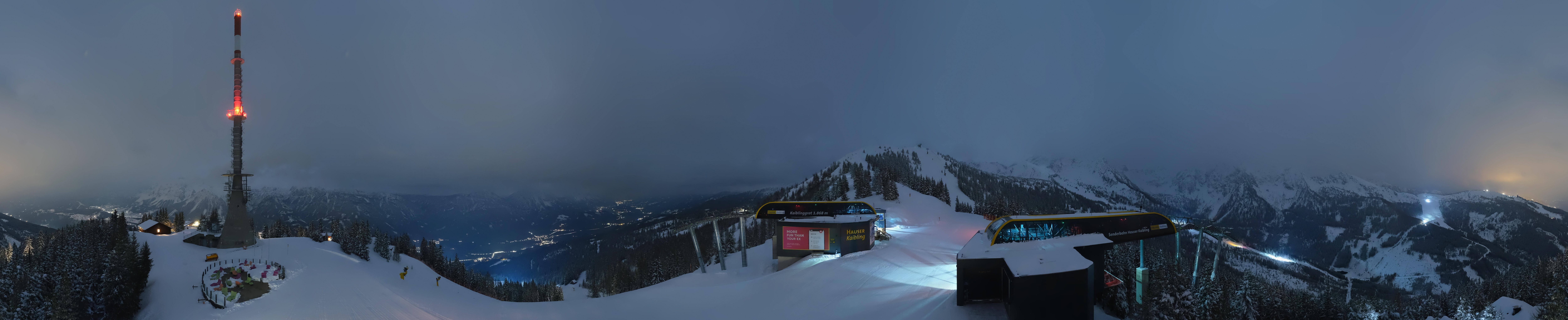 Archived image Webcam 360 degree Panoramic view Hauser Kaibling