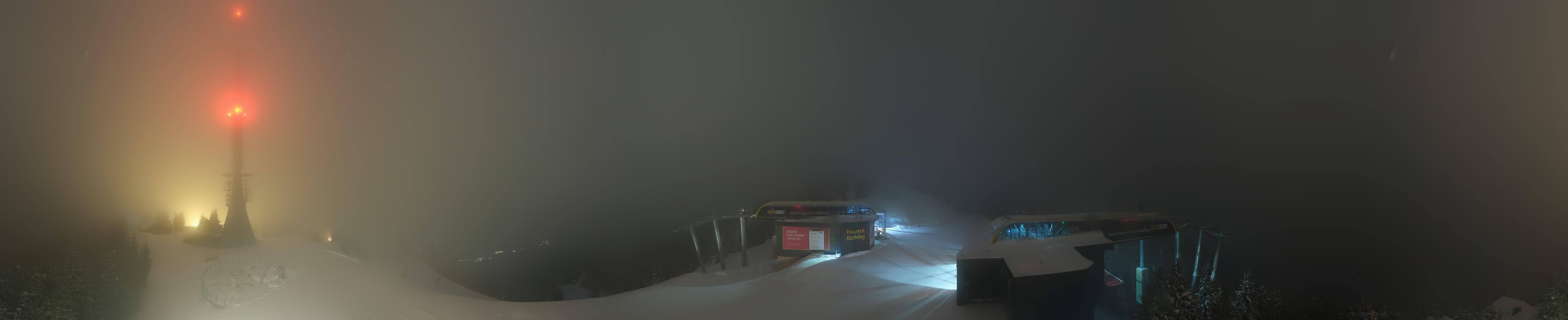 Archiv Foto Webcam Hauser Kaibling: Panorama Sendemast