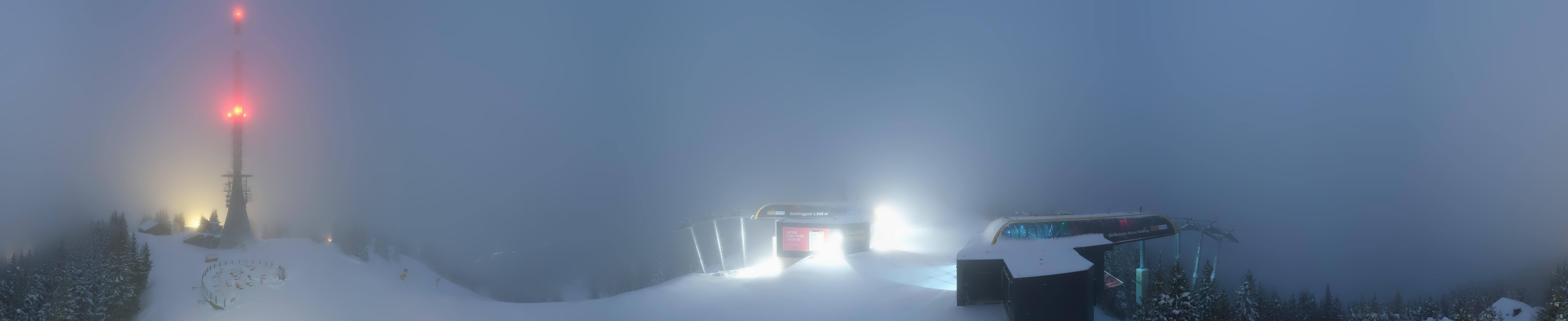 Archiv Foto Webcam Hauser Kaibling: Panorama Sendemast