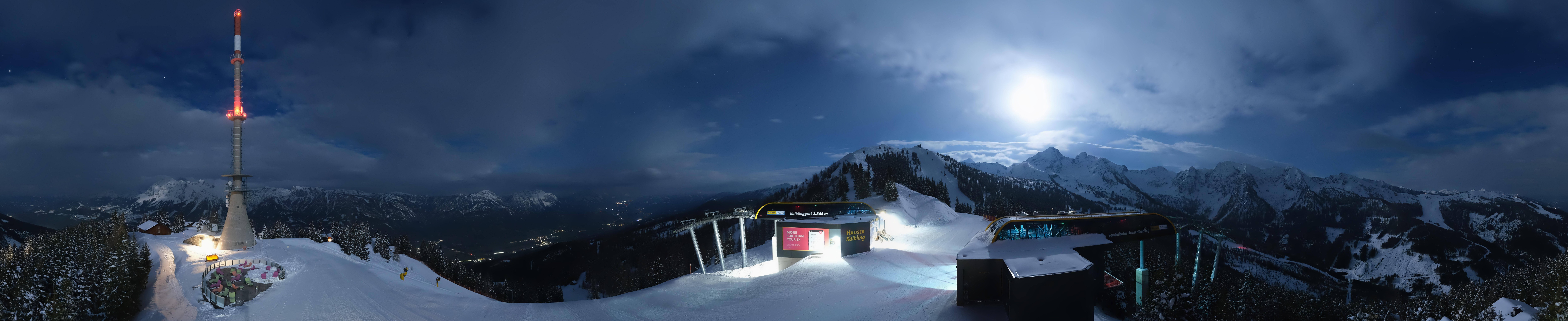 Archived image Webcam 360 degree Panoramic view Hauser Kaibling