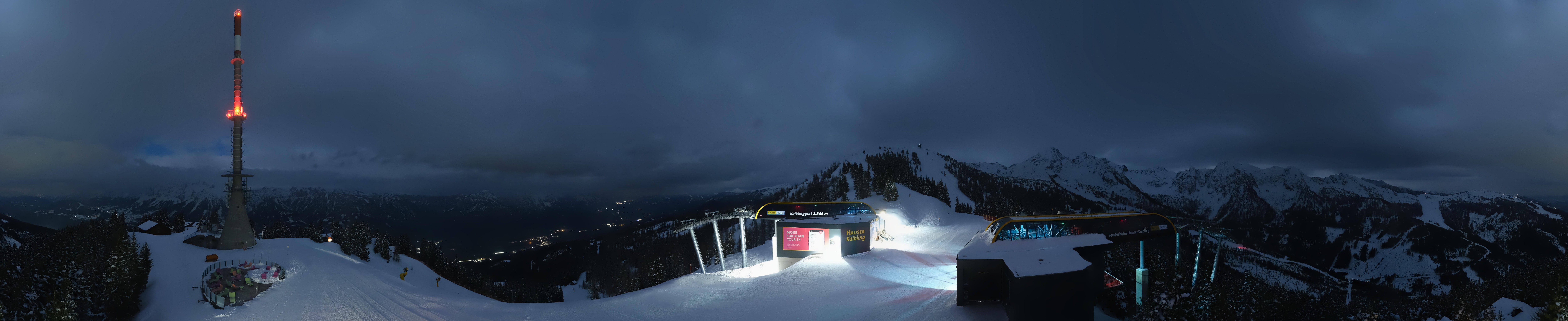 Archived image Webcam 360 degree Panoramic view Hauser Kaibling