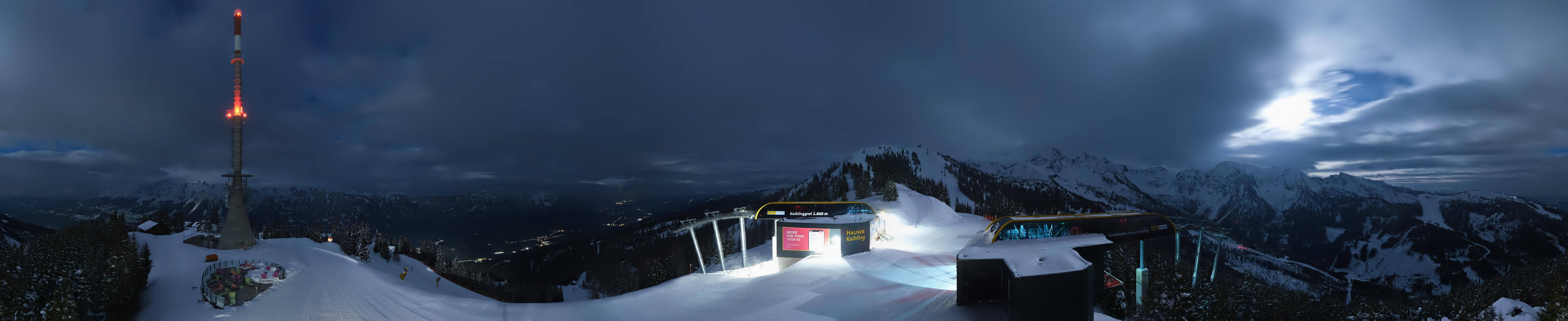 Archived image Webcam 360 degree Panoramic view Hauser Kaibling