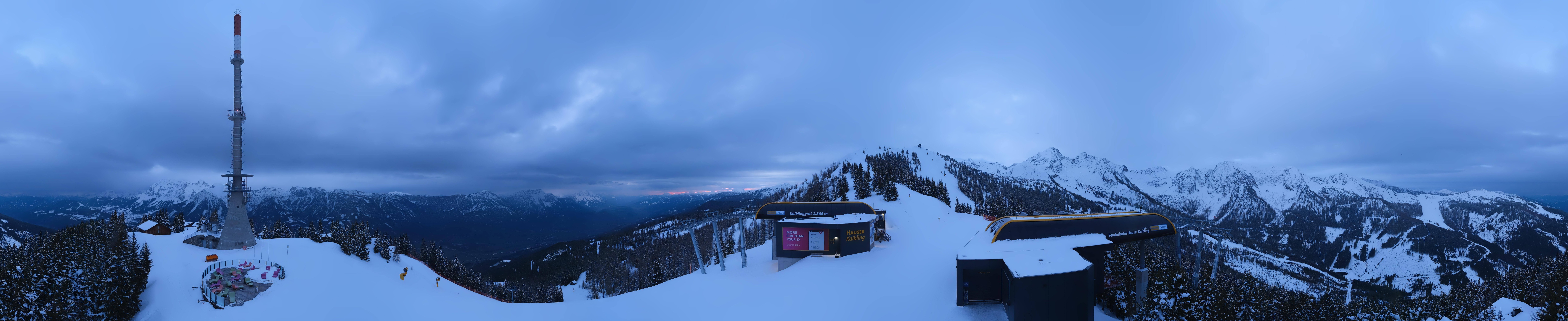 Archived image Webcam 360 degree Panoramic view Hauser Kaibling