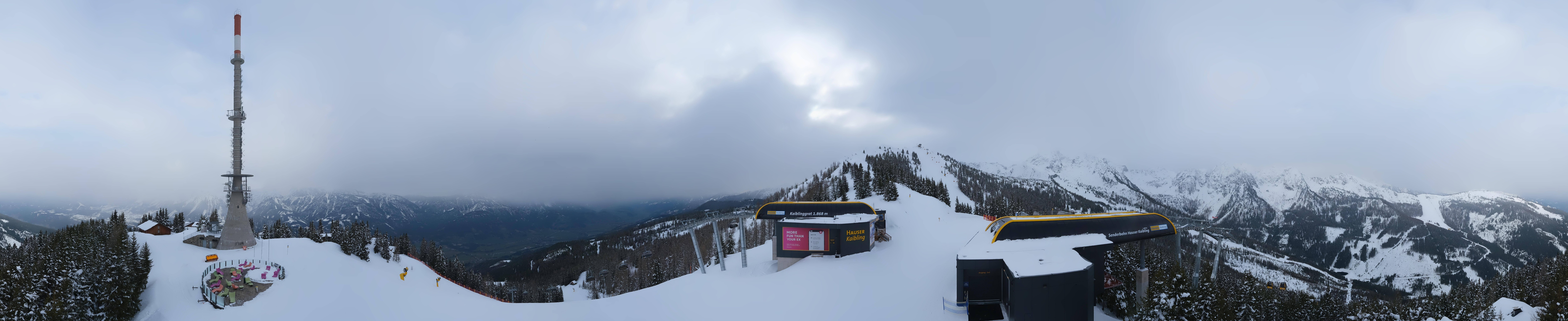 Archived image Webcam 360 degree Panoramic view Hauser Kaibling