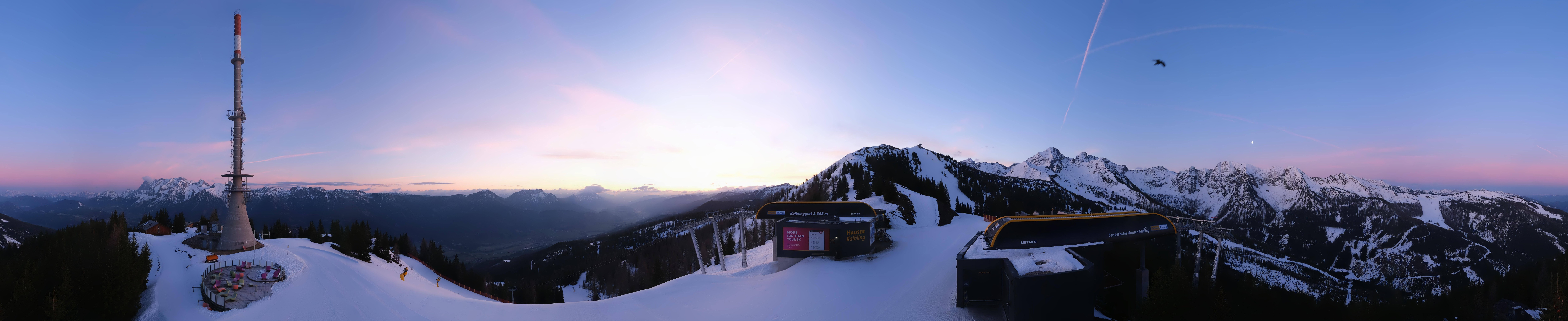 Archived image Webcam 360 degree Panoramic view Hauser Kaibling