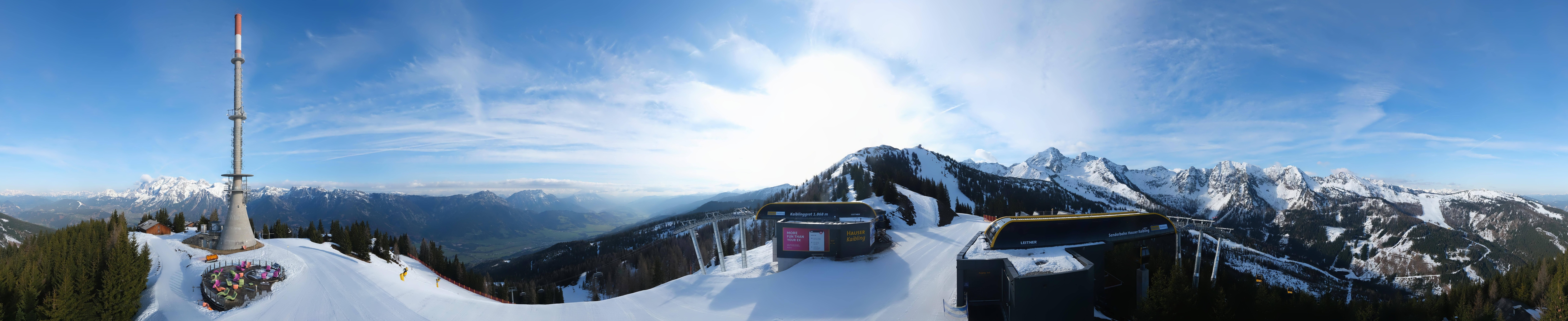 Archived image Webcam 360 degree Panoramic view Hauser Kaibling