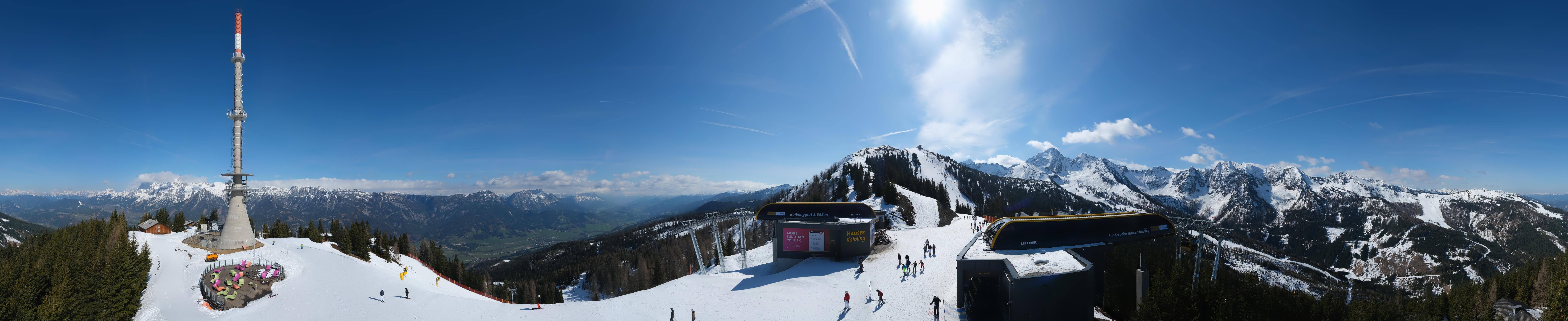 Archived image Webcam 360 degree Panoramic view Hauser Kaibling