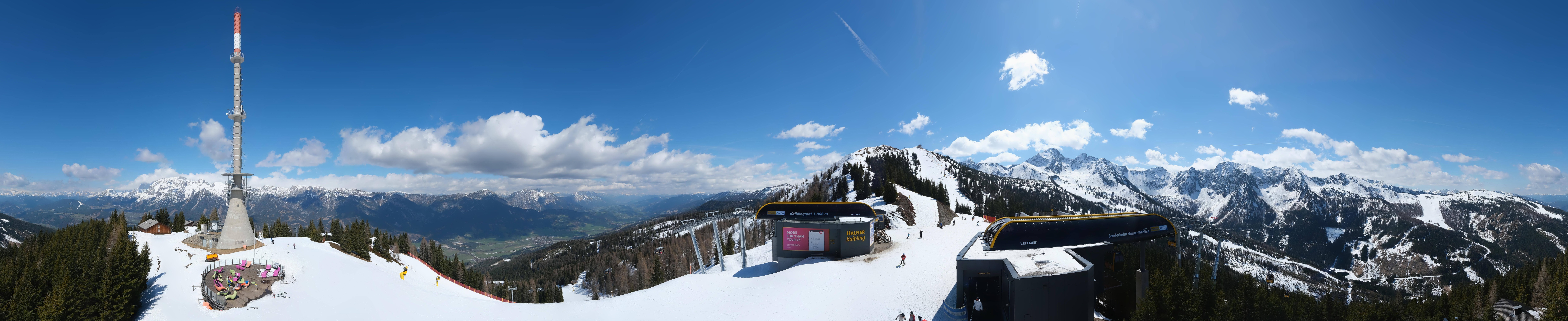 Archived image Webcam 360 degree Panoramic view Hauser Kaibling