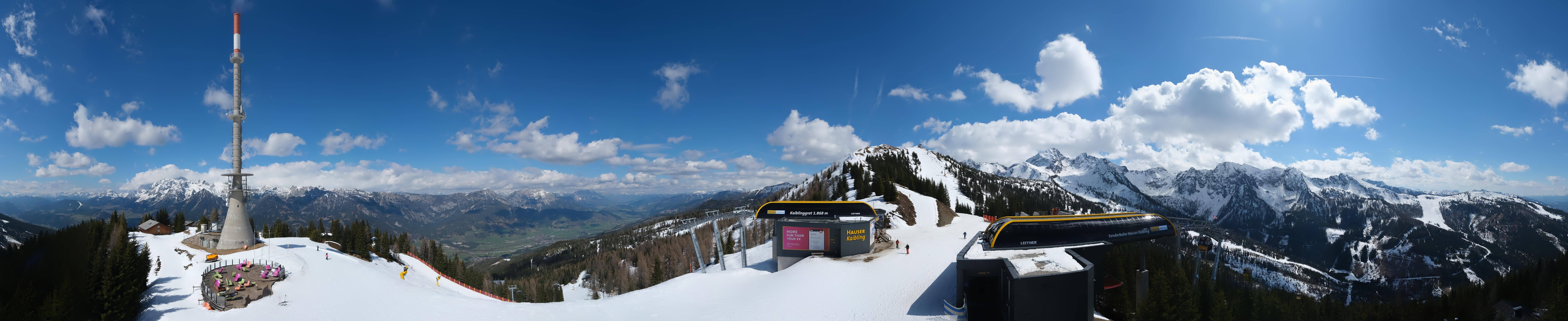 Archived image Webcam 360 degree Panoramic view Hauser Kaibling