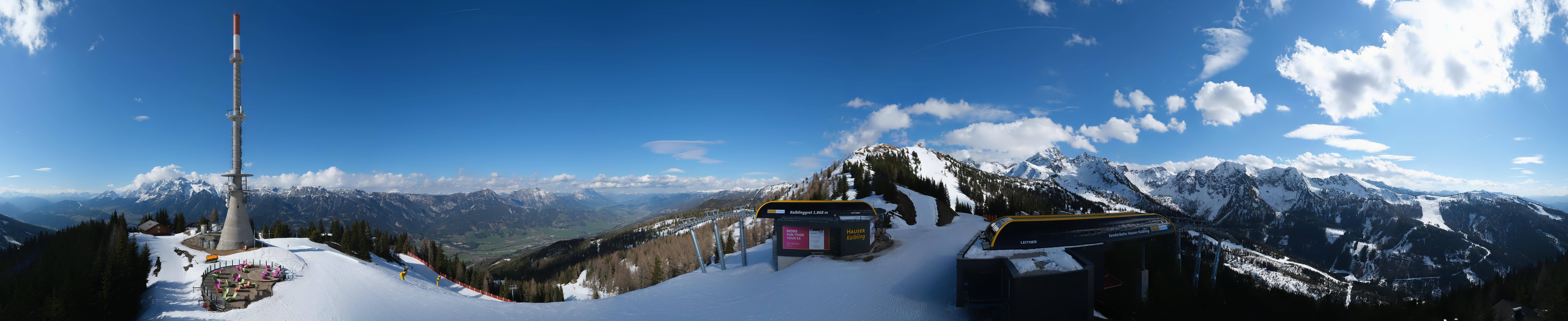 Archived image Webcam 360 degree Panoramic view Hauser Kaibling