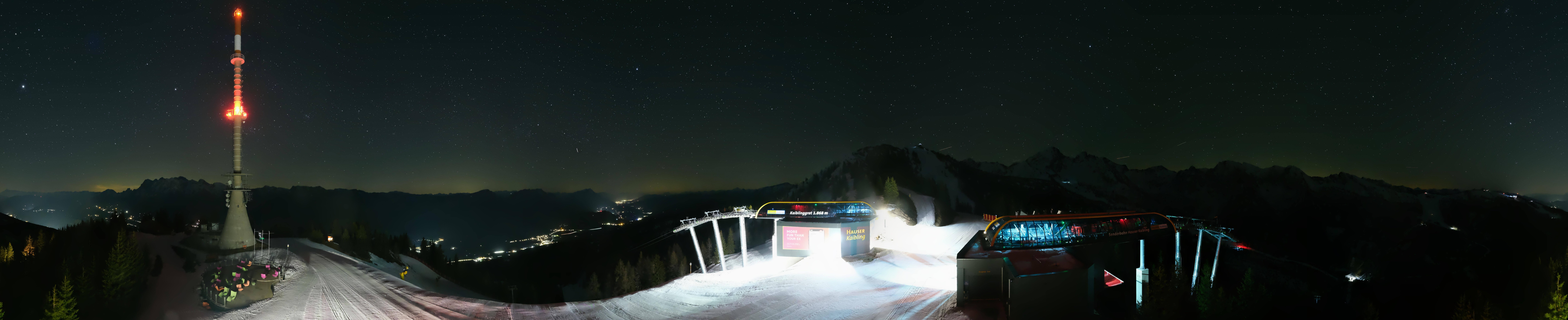 Archiv Foto Webcam Hauser Kaibling: Panorama Sendemast