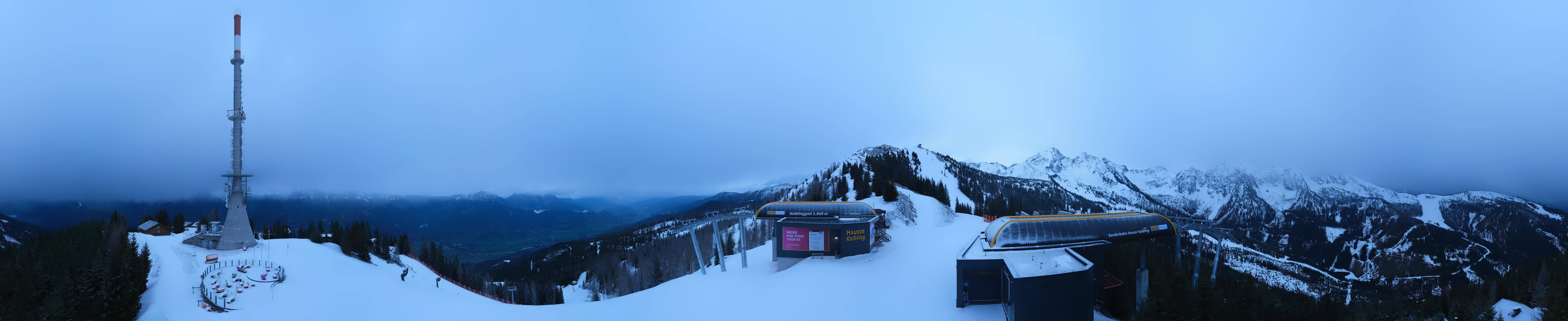 Archived image Webcam 360 degree Panoramic view Hauser Kaibling