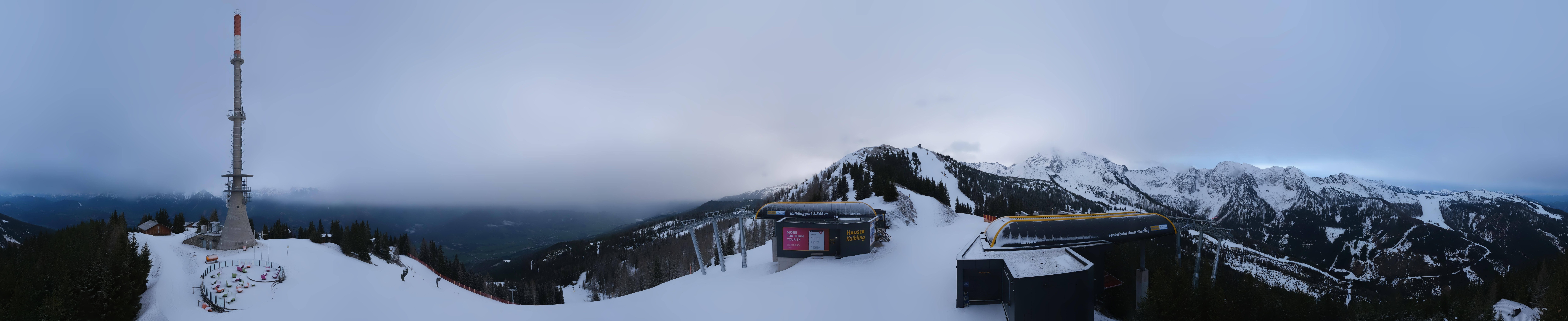 Archived image Webcam 360 degree Panoramic view Hauser Kaibling