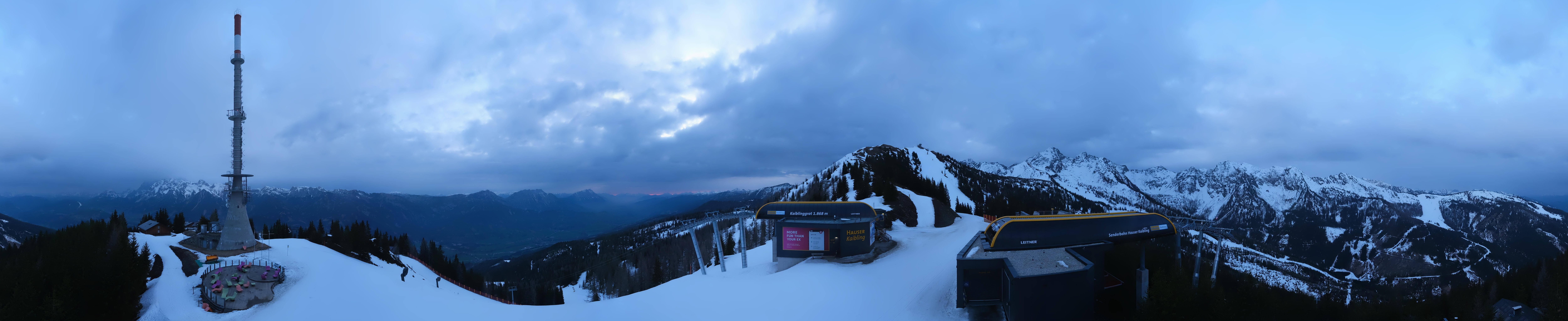 Archived image Webcam 360 degree Panoramic view Hauser Kaibling