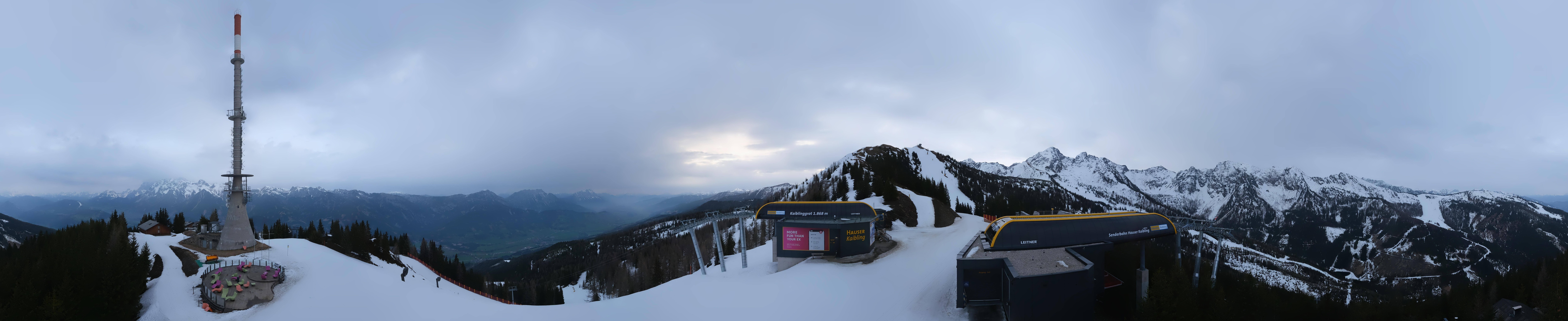 Archived image Webcam 360 degree Panoramic view Hauser Kaibling