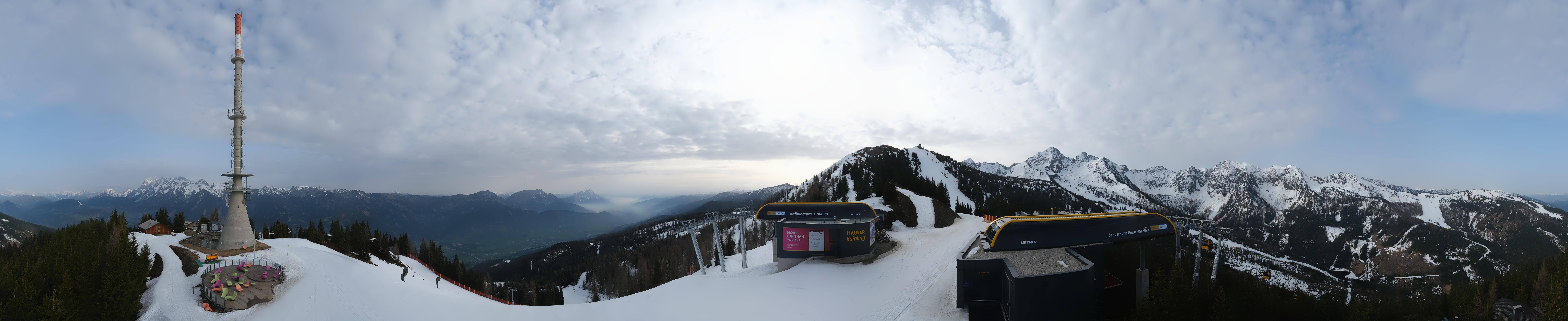 Archived image Webcam 360 degree Panoramic view Hauser Kaibling