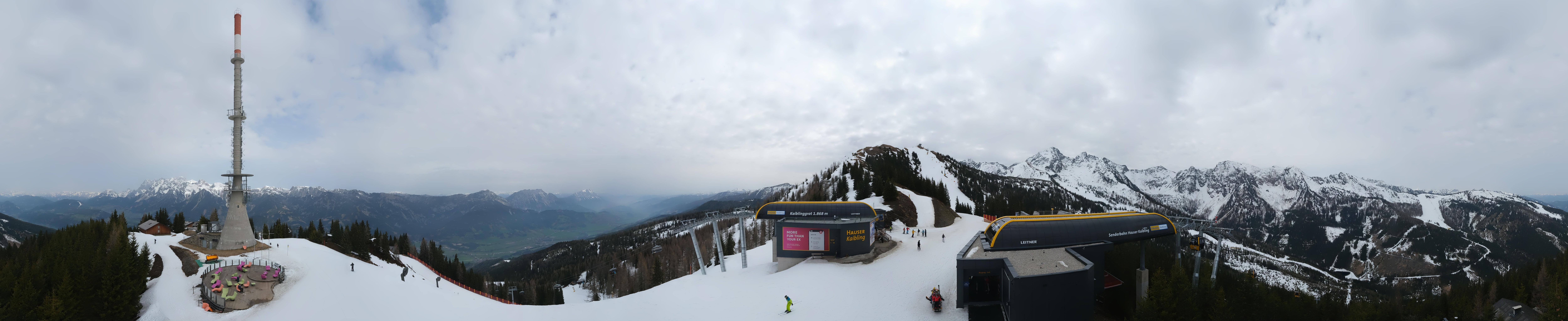 Archived image Webcam 360 degree Panoramic view Hauser Kaibling