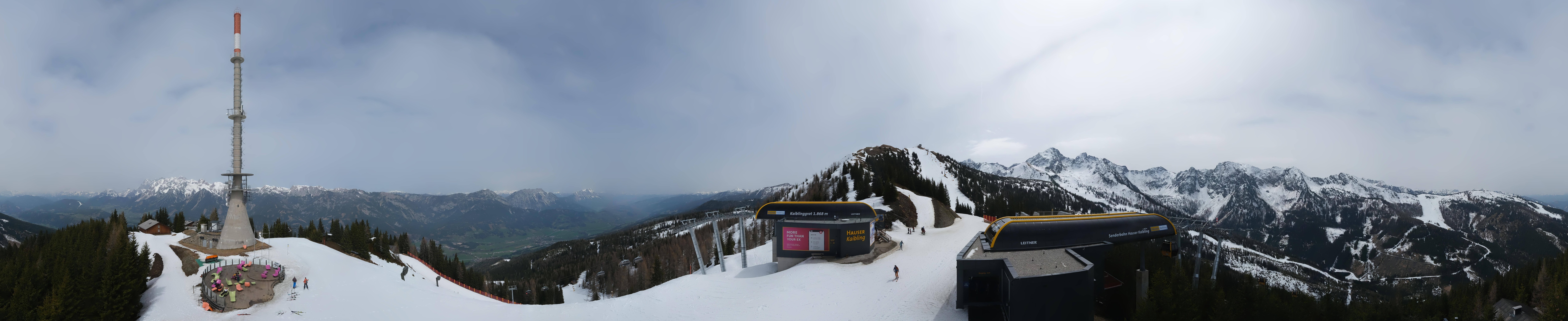 Archived image Webcam 360 degree Panoramic view Hauser Kaibling