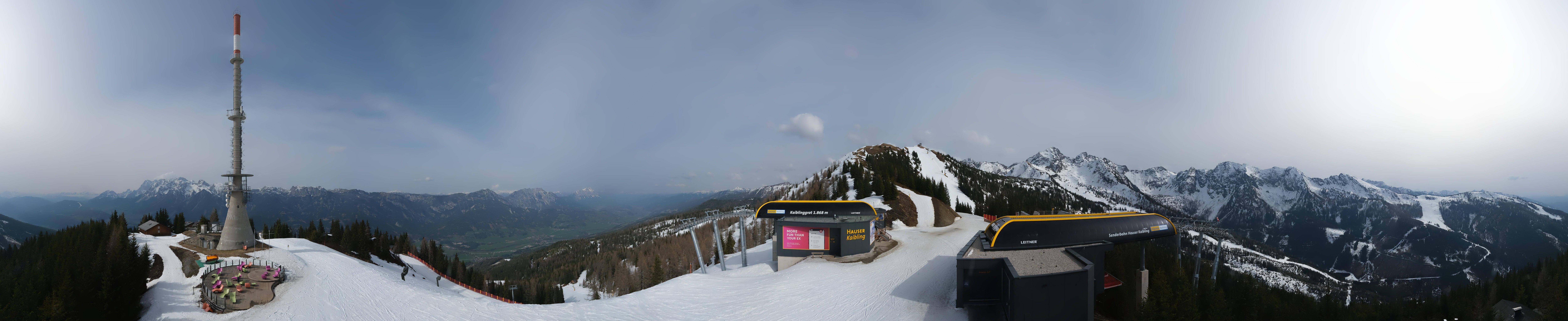 Archived image Webcam 360 degree Panoramic view Hauser Kaibling