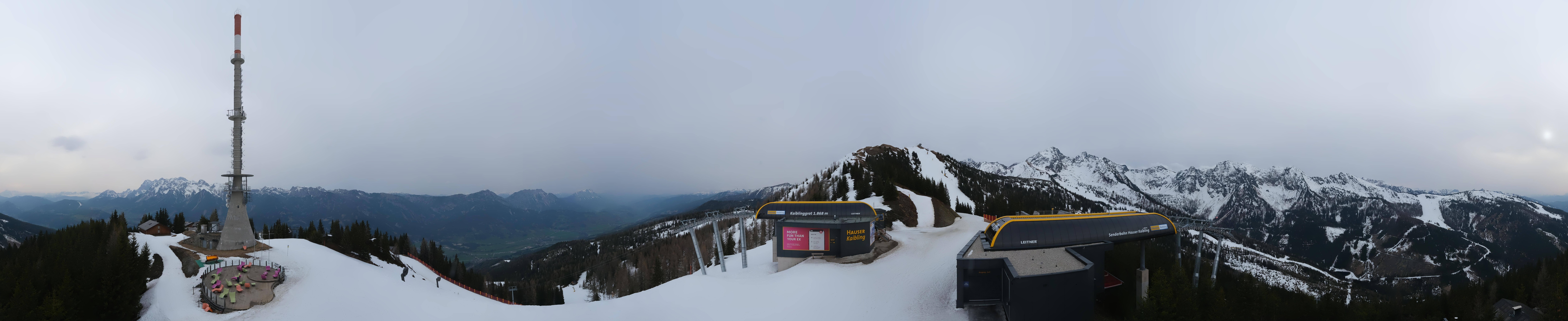 Archived image Webcam 360 degree Panoramic view Hauser Kaibling