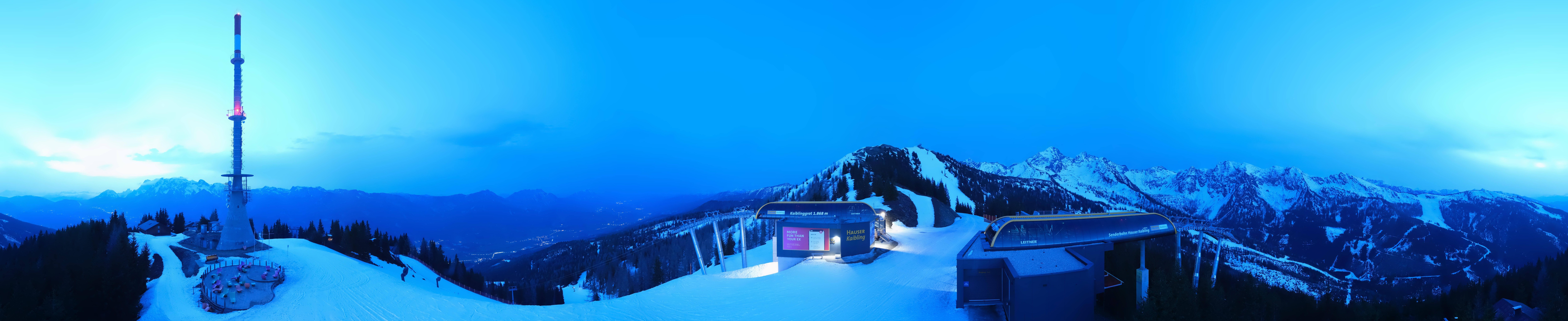 Archived image Webcam 360 degree Panoramic view Hauser Kaibling