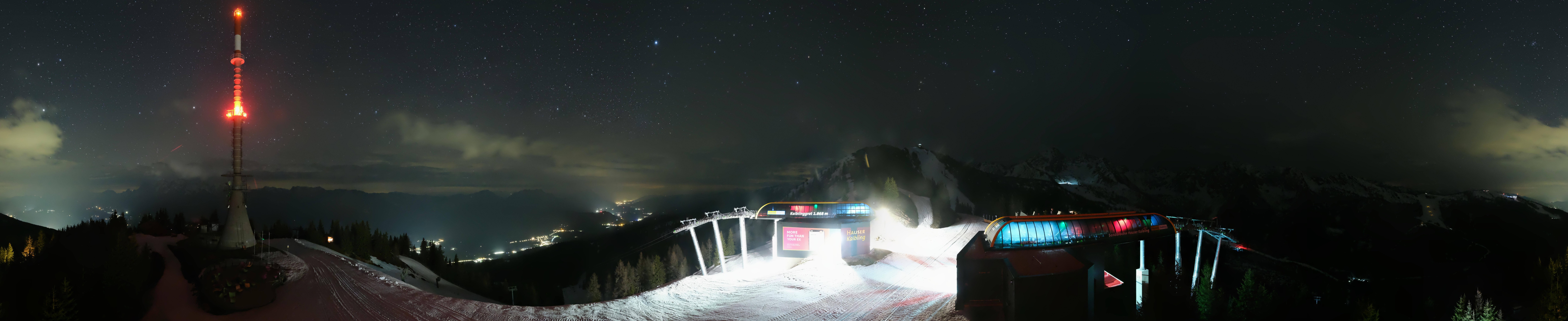 Archiv Foto Webcam Hauser Kaibling: Panorama Sendemast