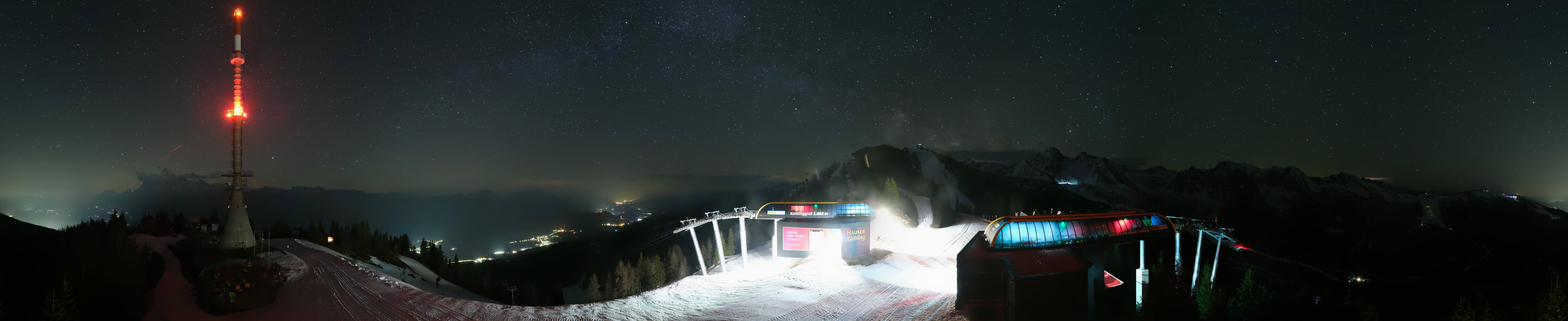 Archiv Foto Webcam Hauser Kaibling: Panorama Sendemast