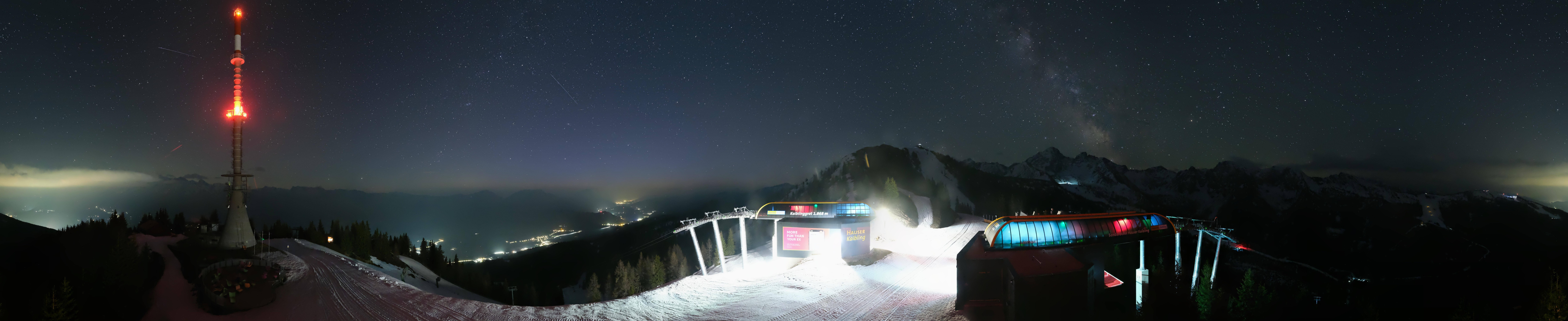 Archiv Foto Webcam Hauser Kaibling: Panorama Sendemast