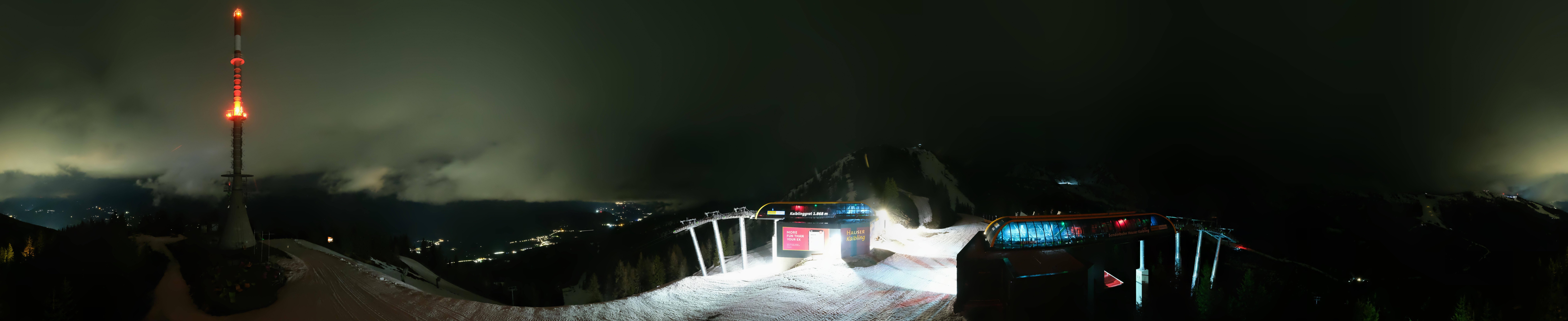 Archiv Foto Webcam Hauser Kaibling: Panorama Sendemast