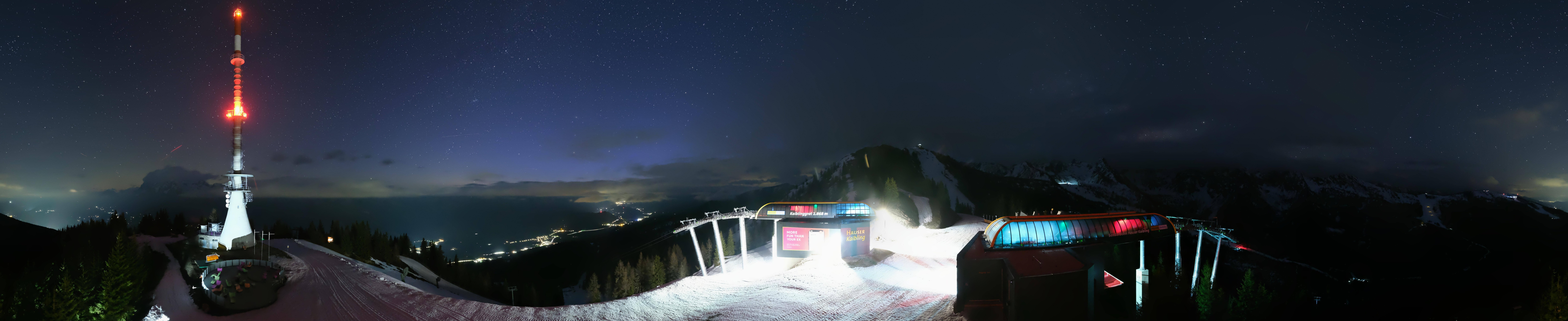 Archiv Foto Webcam Hauser Kaibling: Panorama Sendemast