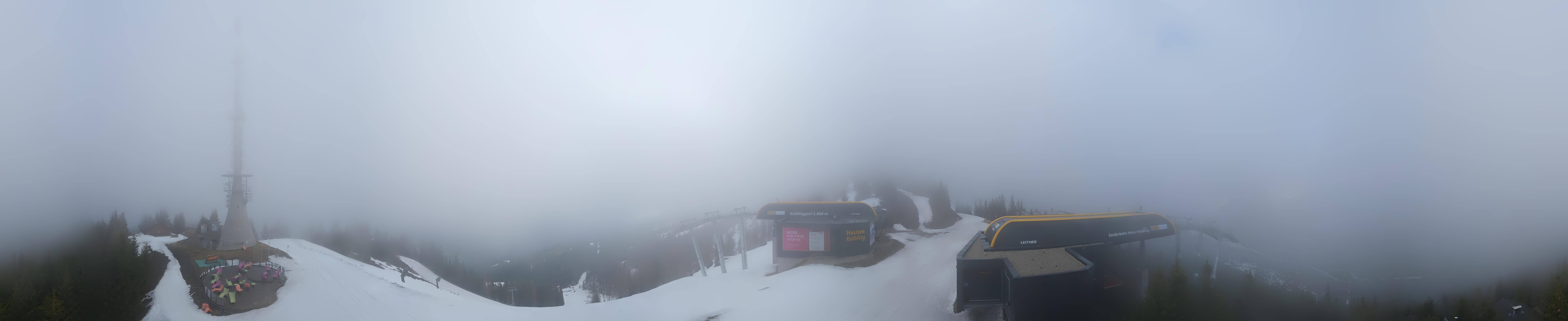 Archiv Foto Webcam Hauser Kaibling: Panorama Sendemast