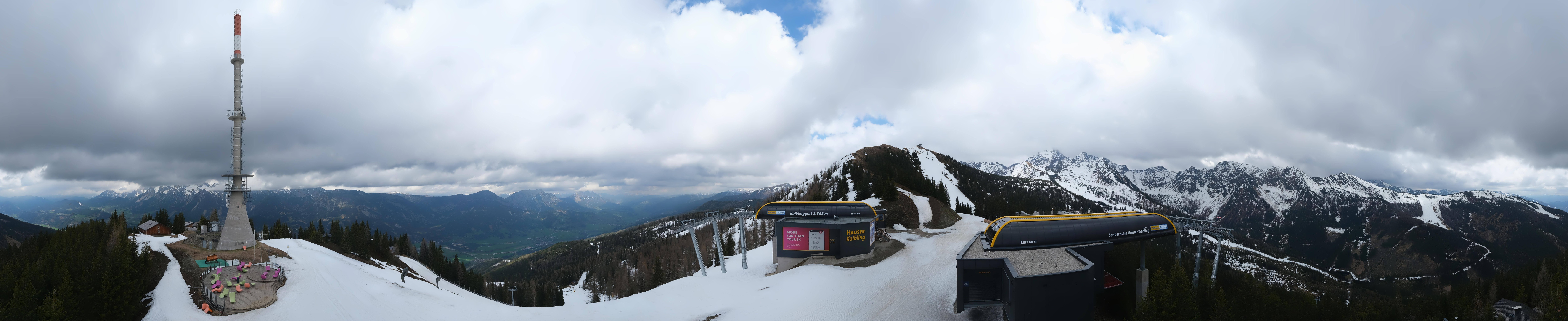 Archived image Webcam 360 degree Panoramic view Hauser Kaibling