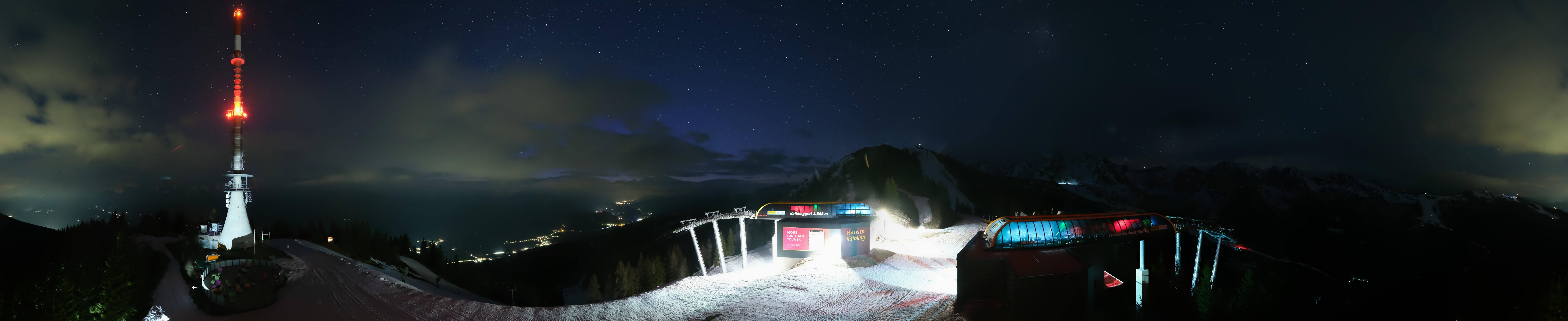 Archived image Webcam 360 degree Panoramic view Hauser Kaibling