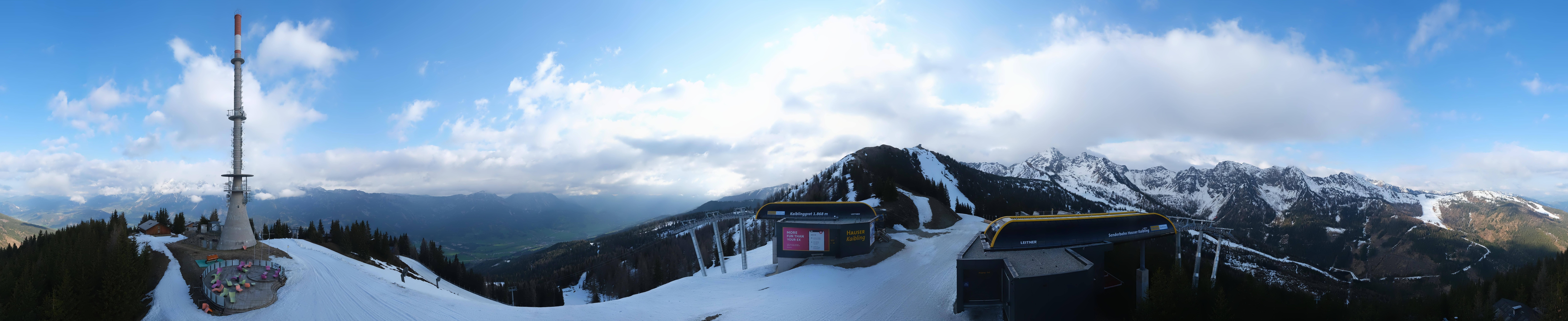 Archived image Webcam 360 degree Panoramic view Hauser Kaibling