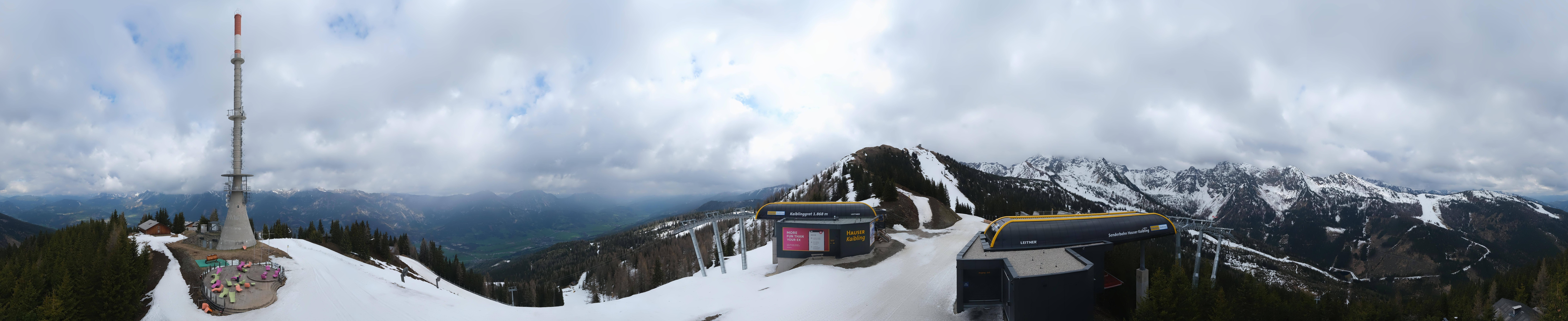 Archived image Webcam 360 degree Panoramic view Hauser Kaibling