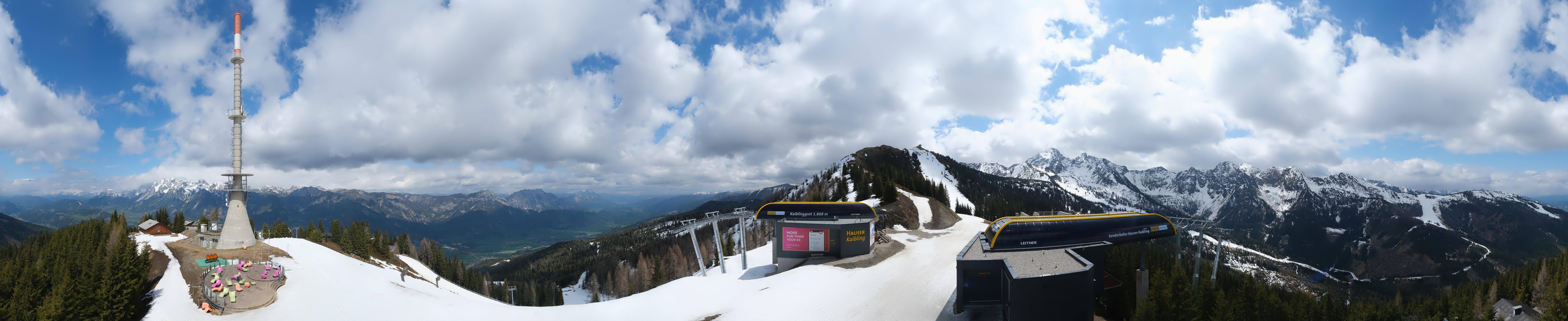 Archived image Webcam 360 degree Panoramic view Hauser Kaibling