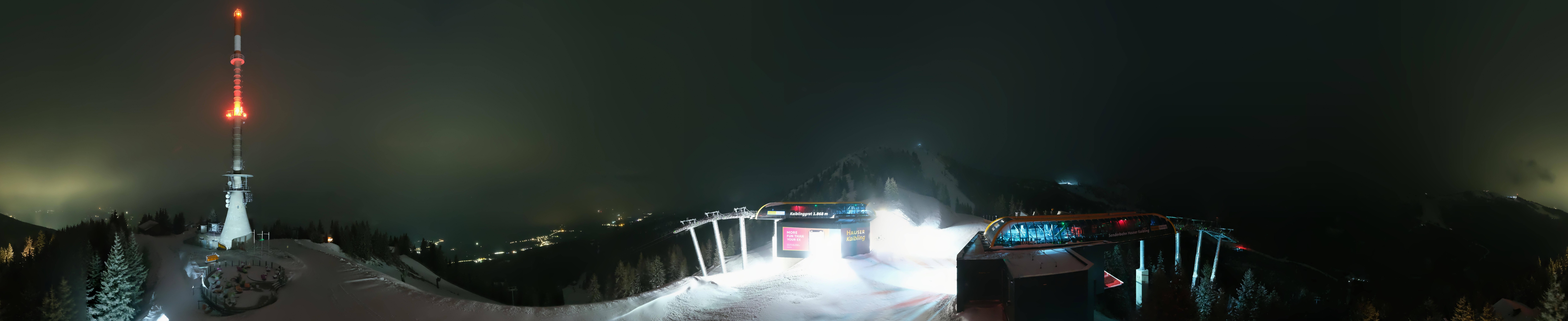 Archiv Foto Webcam Hauser Kaibling: Panorama Sendemast