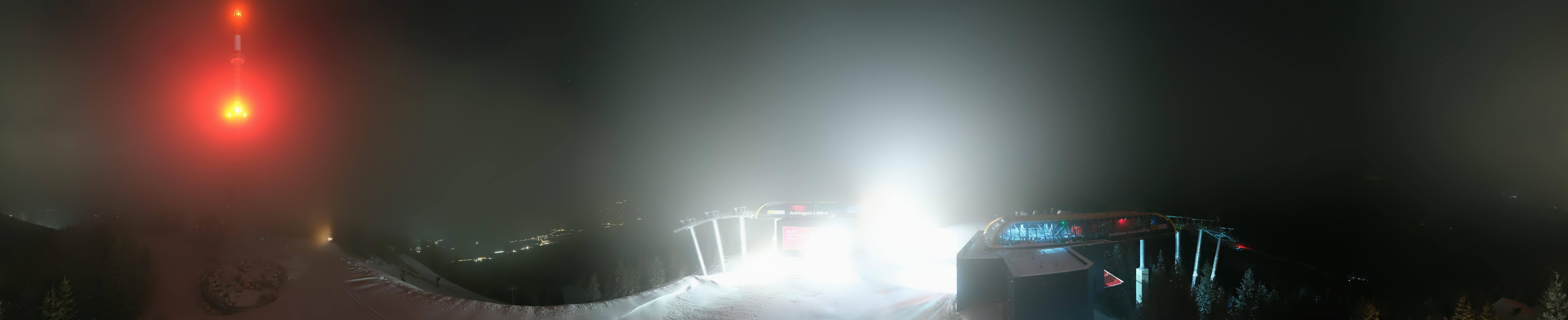 Archiv Foto Webcam Hauser Kaibling: Panorama Sendemast