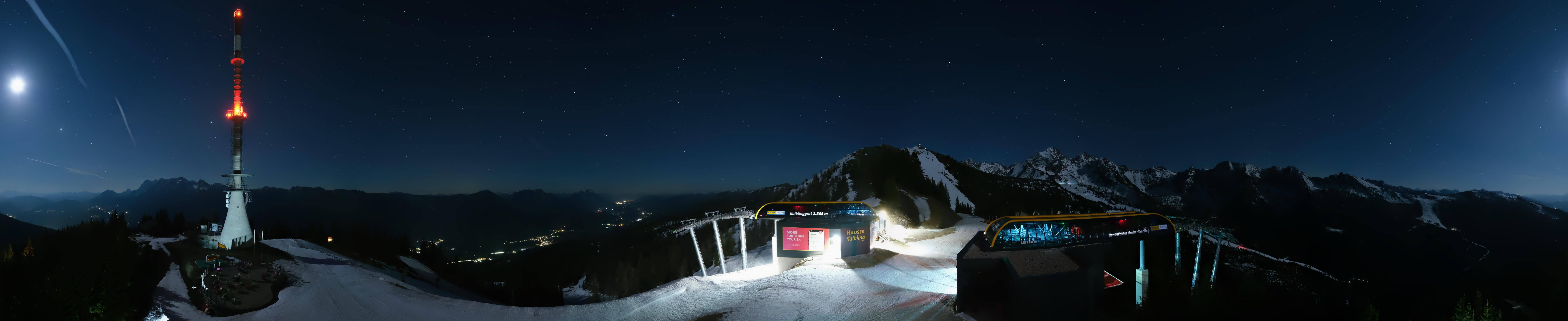 Archived image Webcam 360 degree Panoramic view Hauser Kaibling