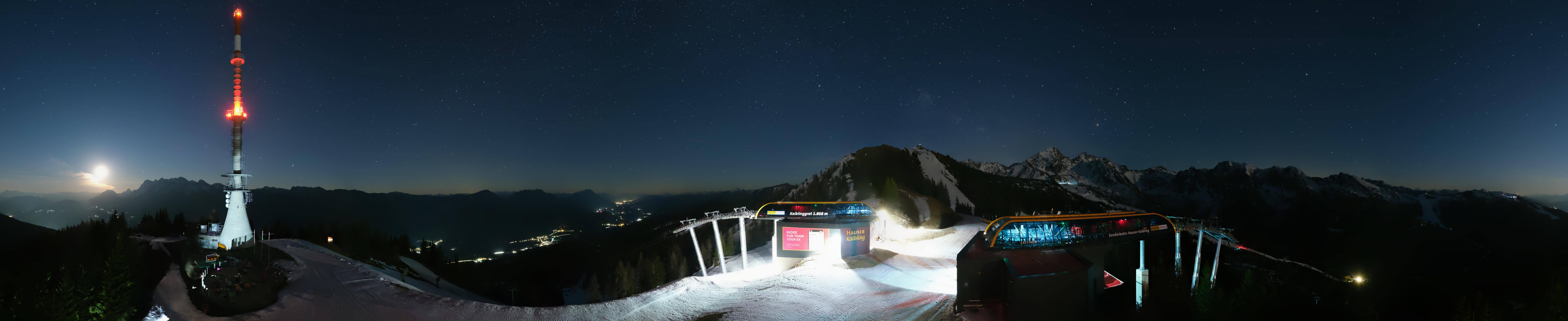 Archived image Webcam 360 degree Panoramic view Hauser Kaibling