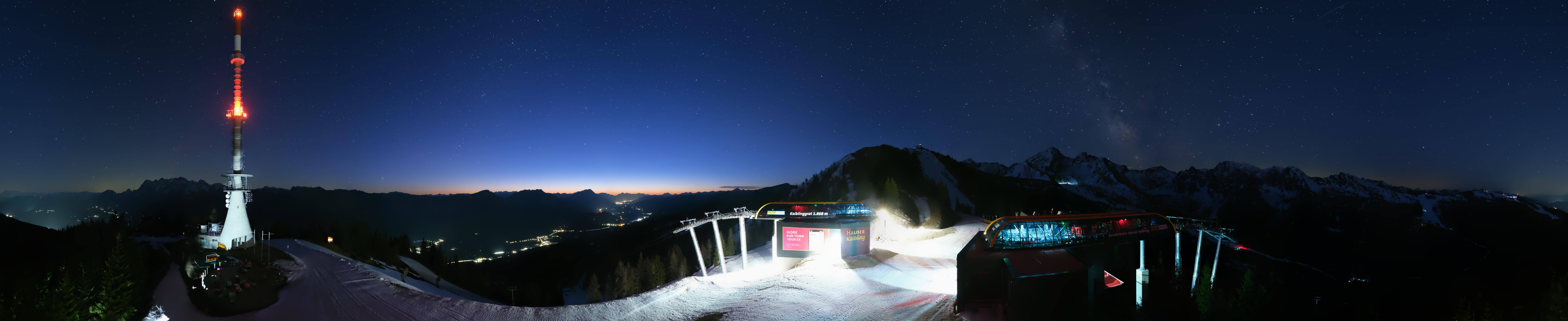 Archived image Webcam 360 degree Panoramic view Hauser Kaibling